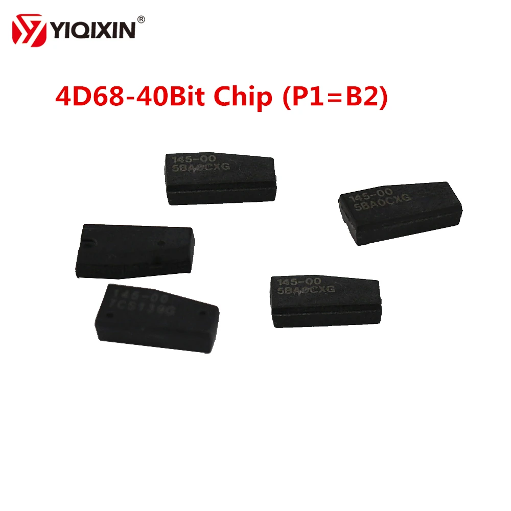 

YIQIXIN 5Pcs/lot 4D68 Transponder Chip ID 4D68 P1=B2 Car Key Chip Remote Key 4D68 Carbon TP30 For Toyota Lexus 4D68 B2 40Bit