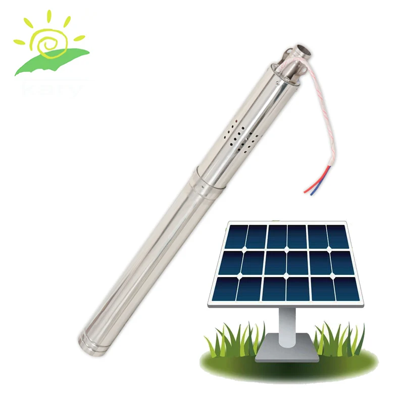 Brushless motor solar water pump set for pond pumping solar kit for garden DC24V mini solar submersible pump china for pond