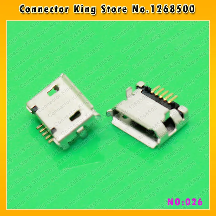 

ChengHaoRan 30pcs/lot 2 feet DIP 5P Micro USB sockect jack V8 Port Charge connector Micro USB Jack,MC-026