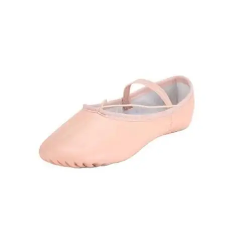 2017 Brand New Genuine Leather Ballet Dance Shoes Professional Soft Girls/Women Ballet Shoes Full Sole/Split Sole Pink Wholesale