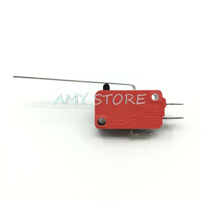 10Pcs Long Straight Hinge Lever Arm SPDT 15A Micro Switch Limit Switch V-153-1C25