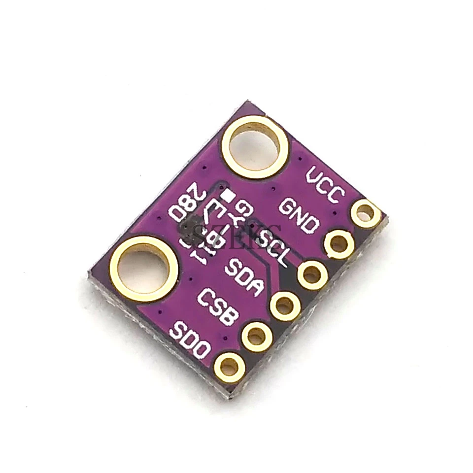 BME280 GY-BME280 Digital Sensor SPI I2C Humidity Temperature and Barometric Pressure Sensor Module 1.8-5V DC High Precision