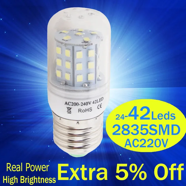 LED Bulb 220v E27 E14 LED candles light Lamp240v AC Indoor Decorative lighting