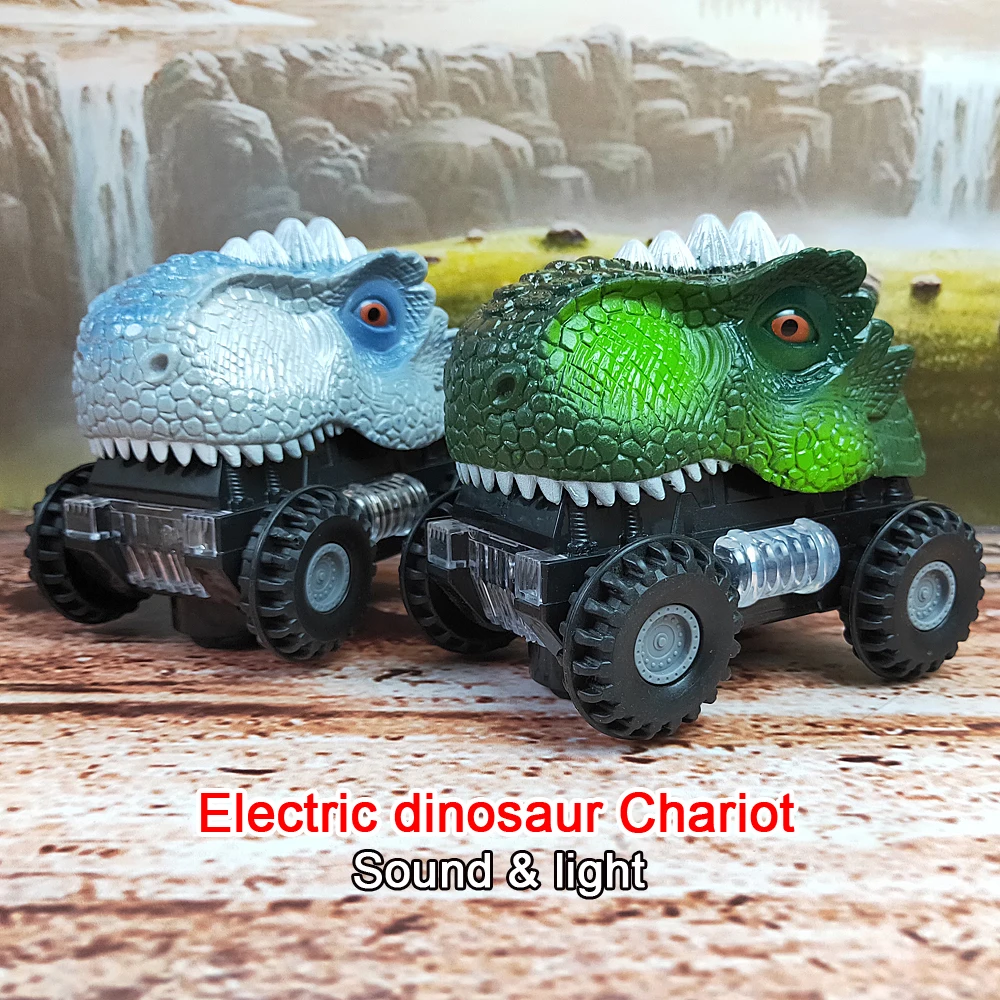 Neues Tier Kinder Geschenk Spielzeug elektrische Dinosaurier Modell Spielzeug & Dinosaurier für Spiele mit großen Reifen rad des Autos Geschenk für Kinder