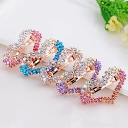 1Pc Fashion Women Butterfly Hairpins Crystal Rhinestone Flower Ladies Girls Barrette Hair Clip Hair Accessories Wholesale