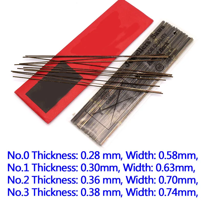 12pcs 130mm U Type Diamond Wire Jig Saw Blades Cutter 0#-6# Cutting Hand Craft For Jewelry Metal Woodworking Tools