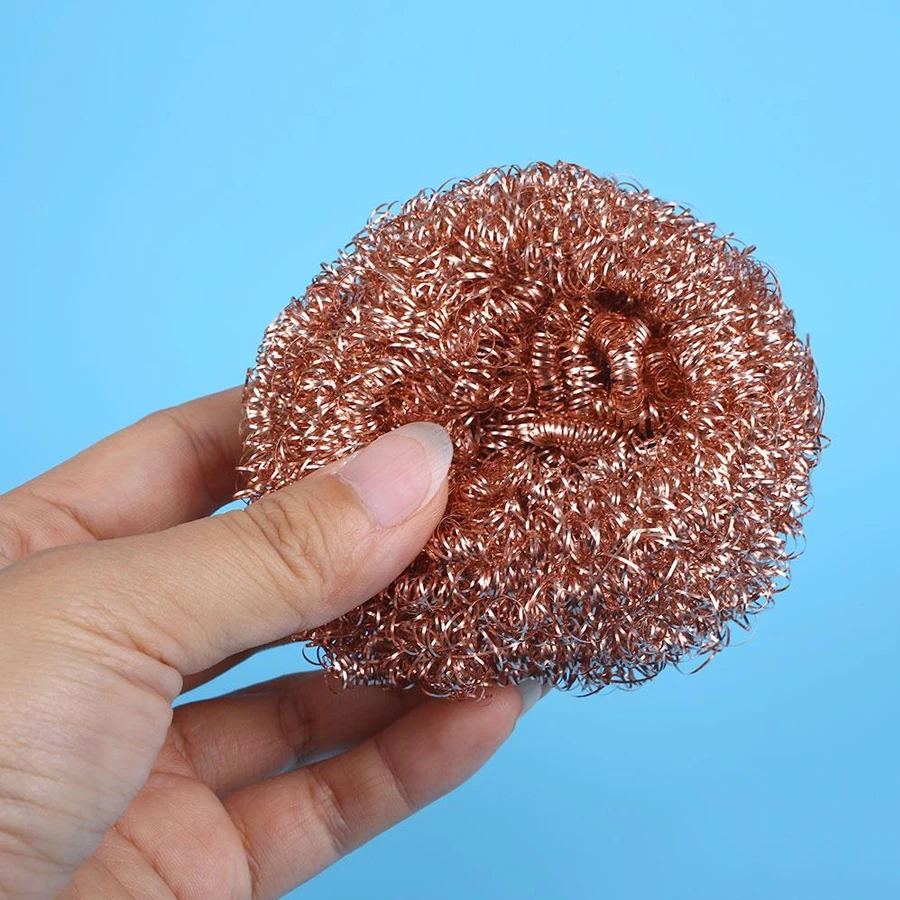 Soldering Solder Iron Tip Copper Wire Cleaner Steel Cleaning Wire Sponge Ball Practical Soldering Solder Steel Tip Cleaner