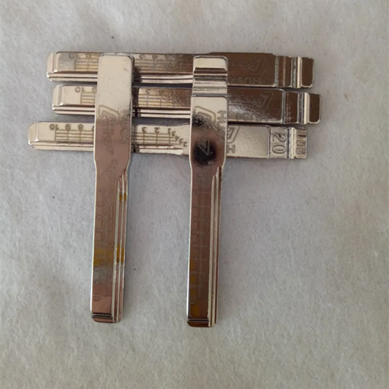 

10 шт. No 20 HU64 лезвие ключа с гравировкой для Benz Maybach Lorinser Carlson масштабные ножницы зубов ключ для резки пустой 2 в 1