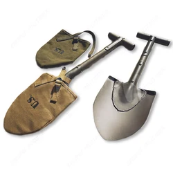 WW2 US AIRBORNE M1910 T-Handle Shoe Outdoors Tool com tampa, 47cm