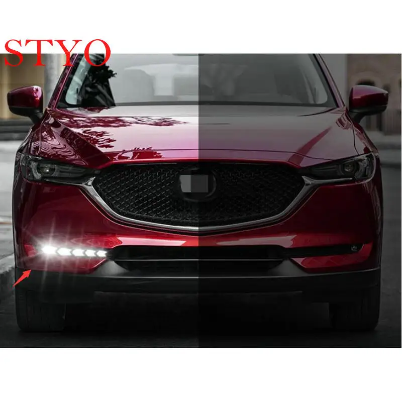 

STYO Car DRL LED Daytime Running light For MAZDAS CX-5 CX5 2017 2018