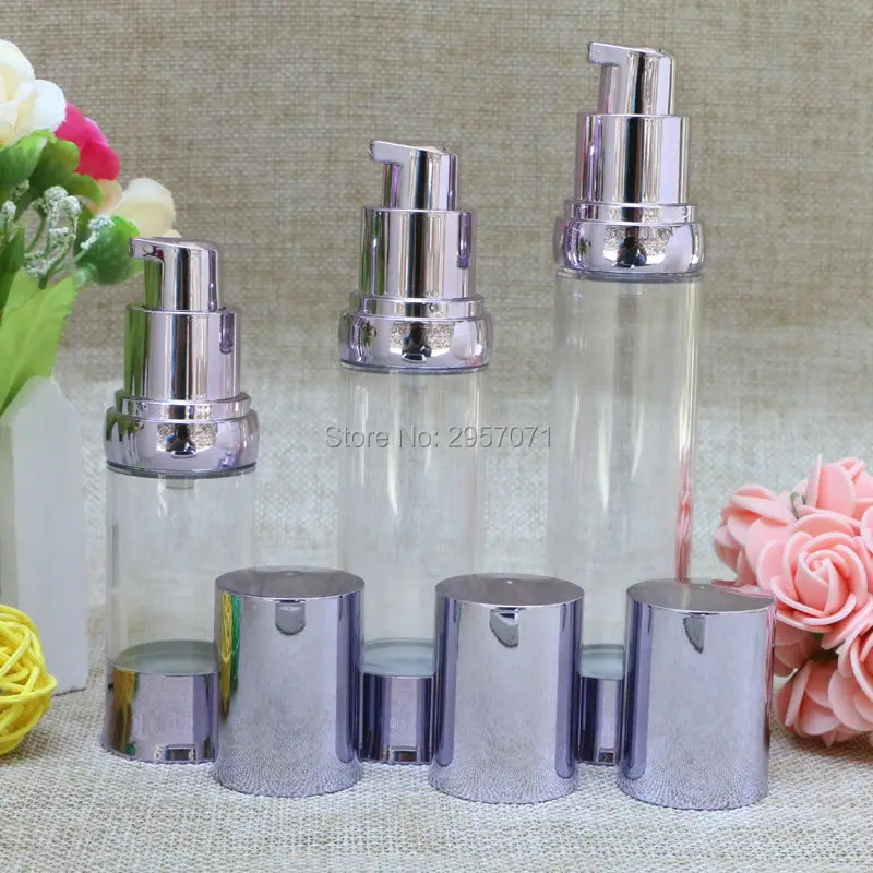 30ml Mini Makeup Empty Airless Pump Bottles Travel Essential Lotion Dispenser Liquid Cosmetic Containers Storage 100pcs/lot DHL