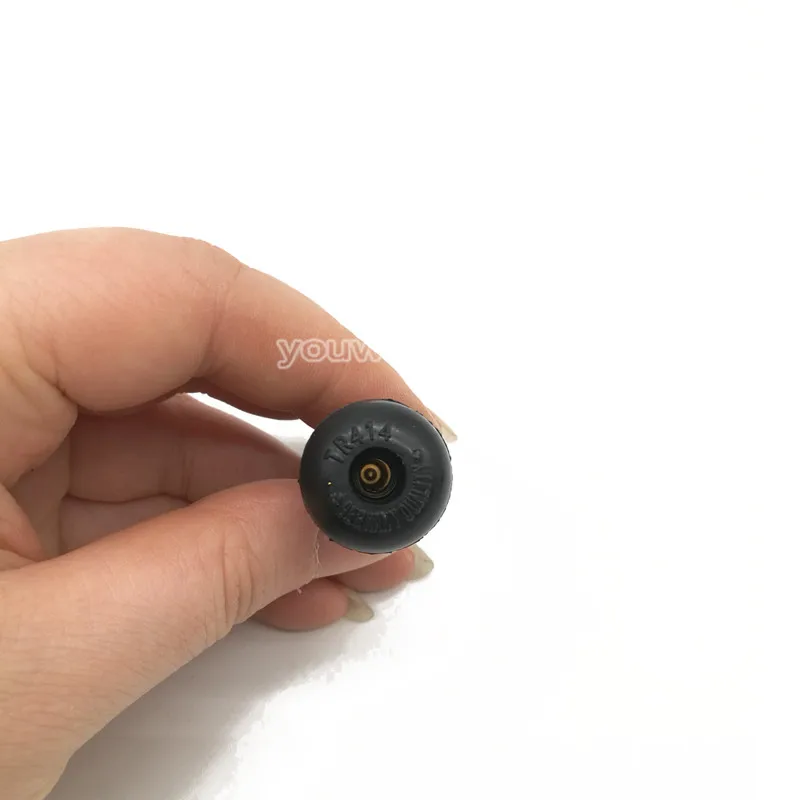 100pcs TR412 TR413 TR414 TR415 TR418 Car Wheel Tire Valve Stems Tubeless Snap-in Valve With Dust Caps Wheels Rubber Tires Parts