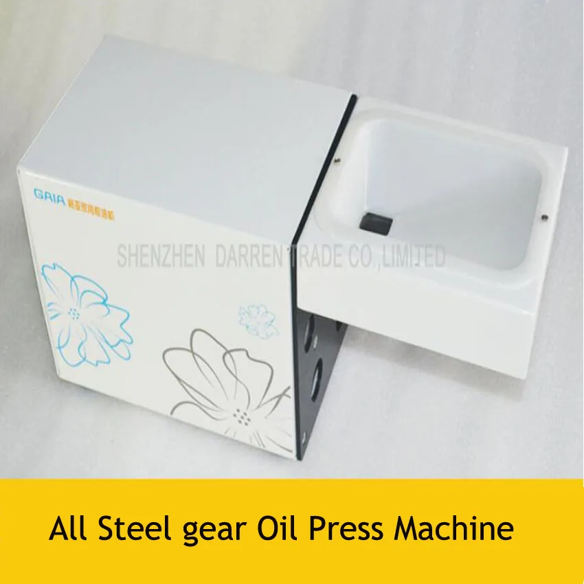 1pc Hot Selling Household Mini Cold / Hot Pressing Oil Press Machine Automatic Olive Oil Presser  Oil Yield