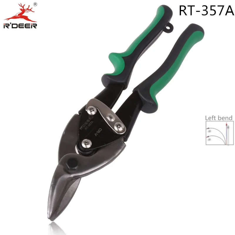 RDEER 10 "авиационные ножницы хром ванадиевые ножницы для резки холоднокатаной пластины Ручной инструмент из нержавеющей стали 1 шт.