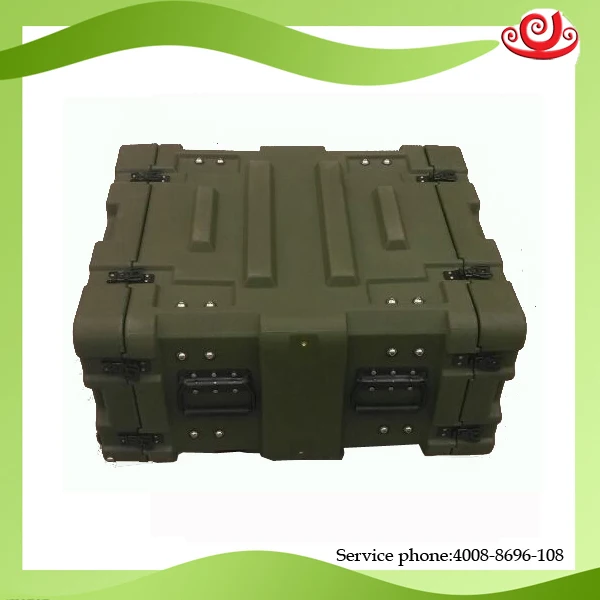 Tricases 고충격 방수 군용 랙 케이스, 공장 RU040 ODM OEM, 19 인치 4u