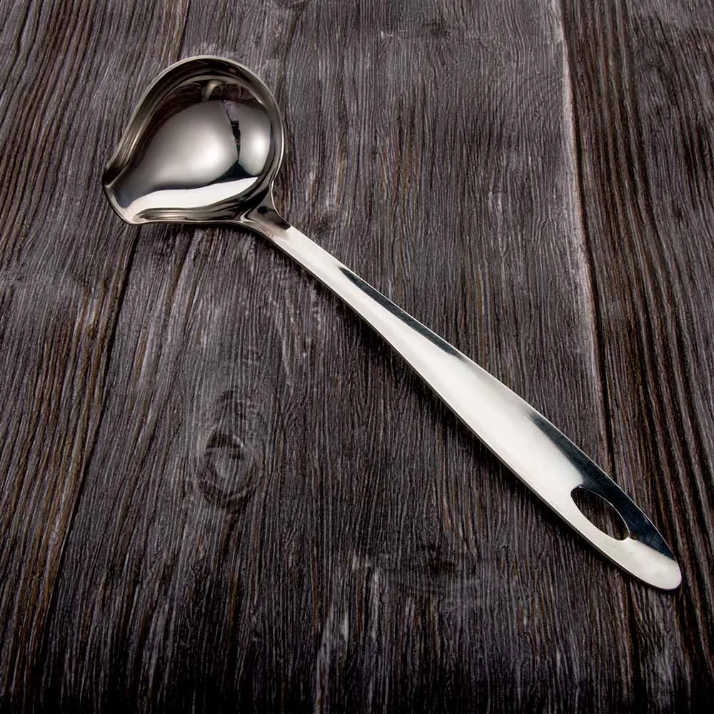 

Hot Pot Soup Ladle Spoon Stainless Steel Duck Mouth Shaped Spoon Long Handle Hanging Tableware Scoop Ladle Kitchen Cooking Tools