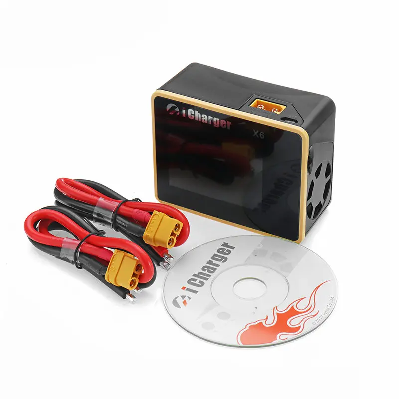 iCharger X6  X8 800W 60A  Lipo Battery Balance 30A High Charge Current Multi RC Remote Helicopter Charger With LCD Screen