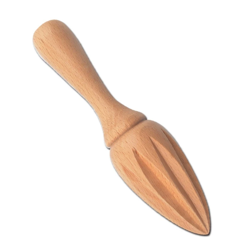 Creative Wooden Lemon Squeezer Hand Press Wood Citrus Reamer Handmade Lemon Juicer Fruit Orange Citrus Juice Extractor