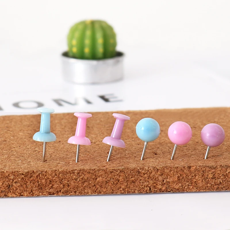 TUTU Creative colorful Map Tacks Push Pins Wall Bulletin Boards Thumb Tacks Decorative for Cork Board Home Office H0317