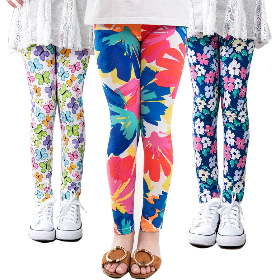 SheeCute Spring Autumn Girls Full Length Printing Leggings SC1752