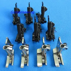 10 SETS PIPING & WALKING FOOT with R & L EDGE GUIDE for JUKI DNU-1541,241 LU-563 562 1508