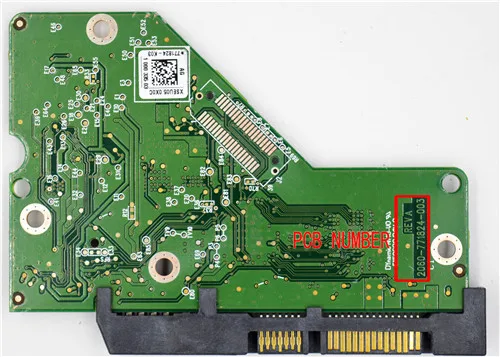 2060-771824-003 REV A , 2060-771824-003 REV P1 / Western Data Hard Disk Circuit Board 2060 771824 003 / 771824-K03 , 771824-L03