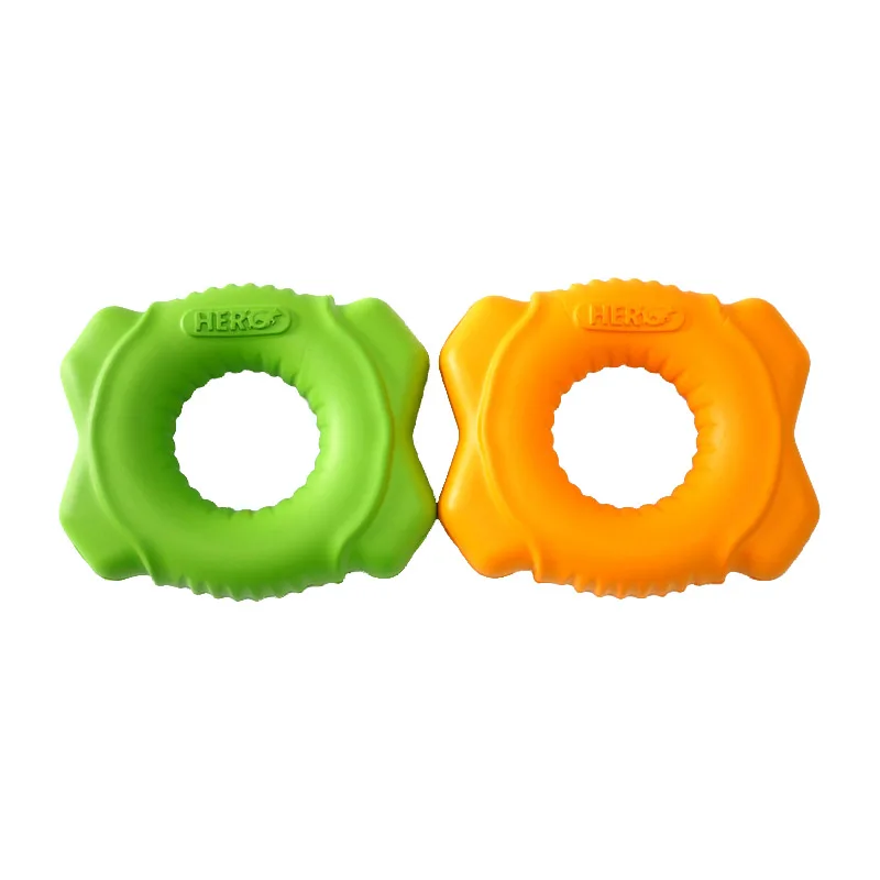 CAITEC Dog Toys Foam Ring Toy Soft Bite Ring Very Light Floatable Throwing Interactive Dog Toys 2 Size for Choosing