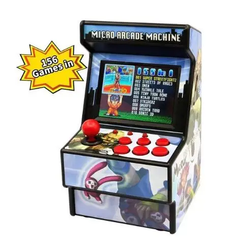 

NEW Retro Mini Arcade Handheld Game Console 2.8" 16 Bit Game Player Built-in 156 Classic Games For Kids Gift Toy