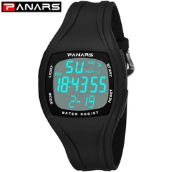 PANARS Men's Outdoor Sport Watch For Men 5bar Waterproof Watches Wrist Fitness Alarm Clock Relogios Digital Hombre masculino New