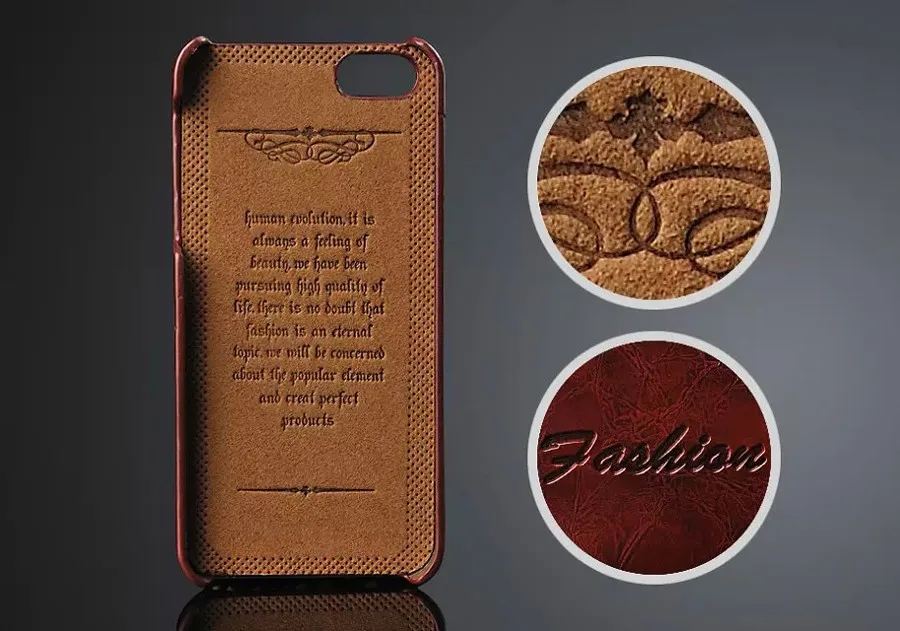 Case for iPhone 15 16 12 Mini 13 Pro Max 14 16E Oil-wax Genuine Leather with Card Slots Back Cover High Quality Original