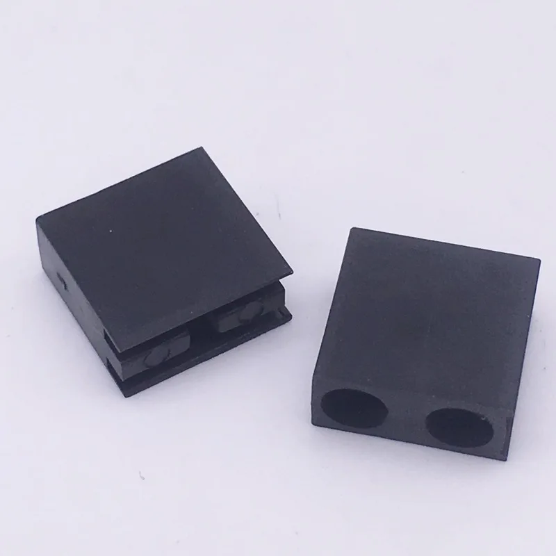 2F Led Spacer Support Square Nylon Plastic Parts Black Pack 100