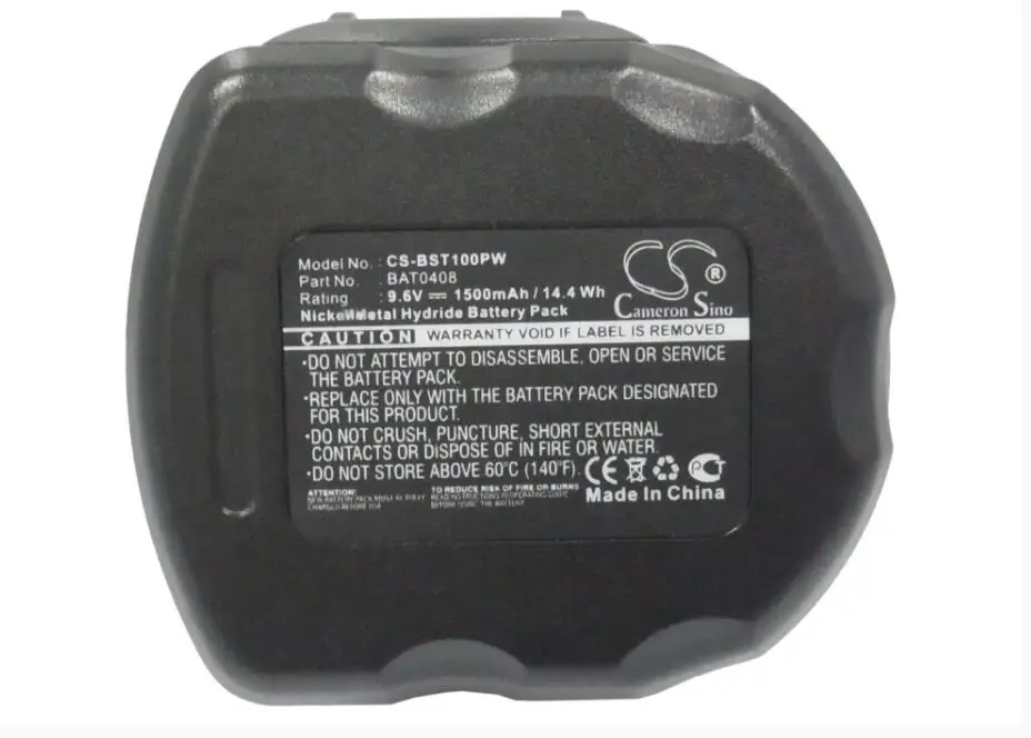 Cameron Sino 1500mAh battery for BOSCH 32609 32609-RT GDR 9.6V GSR 9.6 New Version 2 607 001 380 2 607 335 260 2 607 335 271 2 6