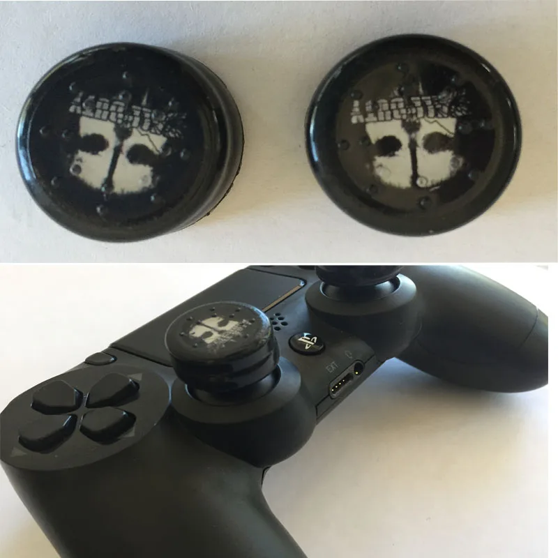 PS4 Skull Ghost Thumb Stick Grip Caps Protector Cover Buttons For Playstation 4 Dualshock 4 PS 4 Controller Jelly PROCAP