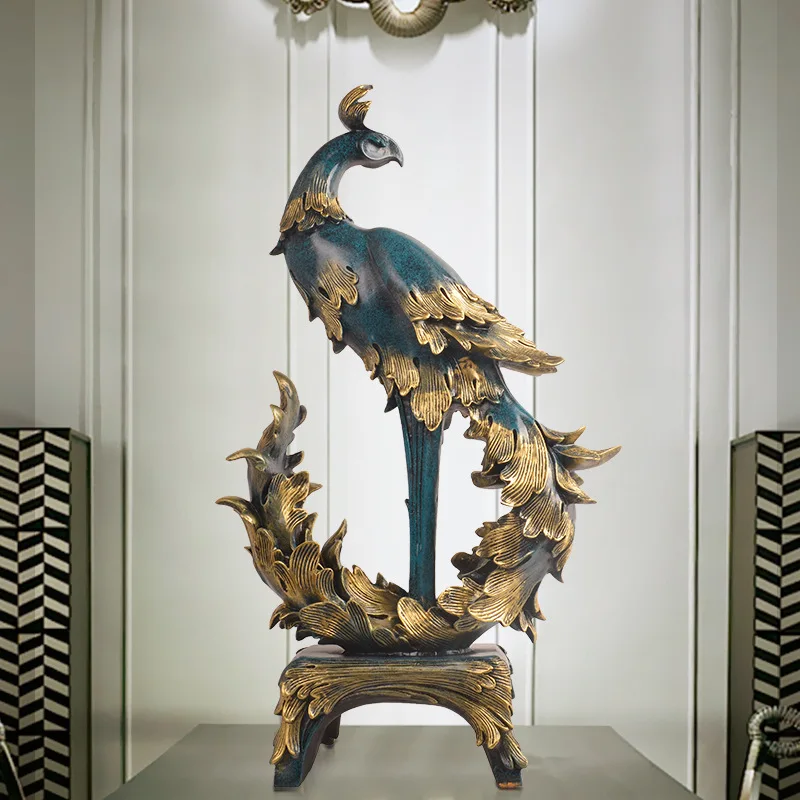 

European Phoenix Resin Furnishings Portraits Living Rooms Home Furnishings Creative Practical New Homes Gifts Figurine Home