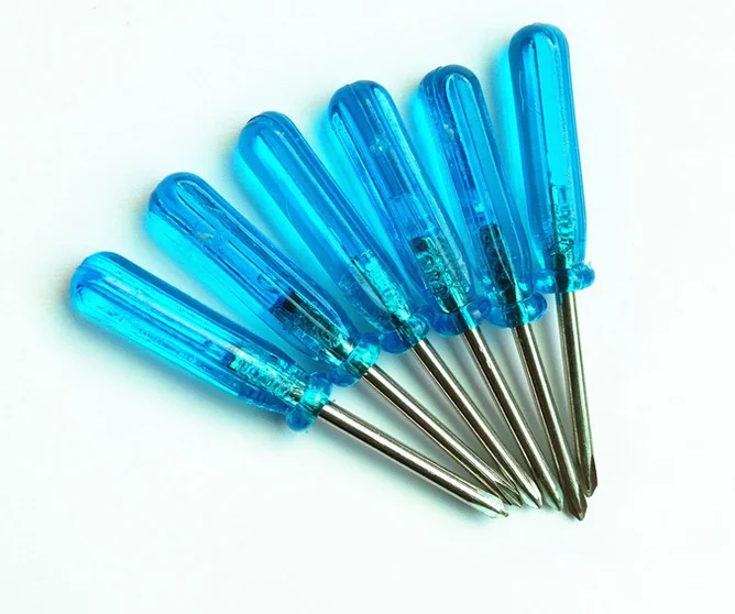 

YYT 20PCS Small screwdriver 1.6mm mini blue pedometer dedicated Phillips screwdriver