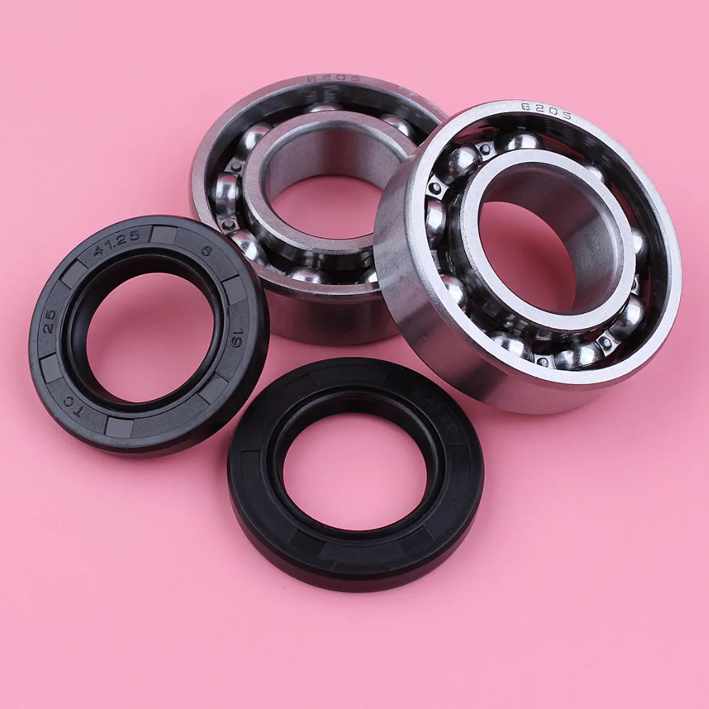 Crank Bearing (6205) Oil Seal Set For Honda GX160 GX200 5.5HP 6.5HP GX 160 200 Small Engine Spare Part