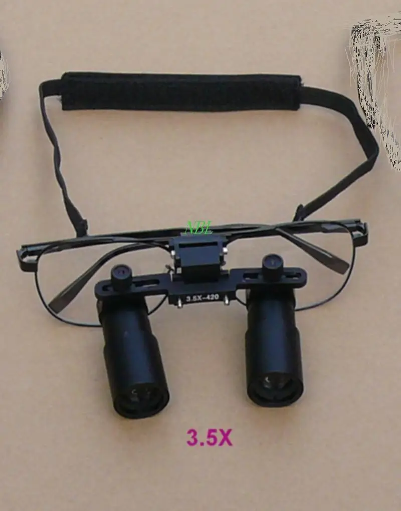 3.5X Professional ENT Operation Surgical Loupes Microsurgery Dental Binocular Kepler Magnifier Loupe Glasses High Definition