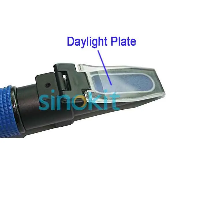 Low Brix 0-5% P-RHB-5ATC Azul Refractometer Azul Aperto De Mão de Plástico