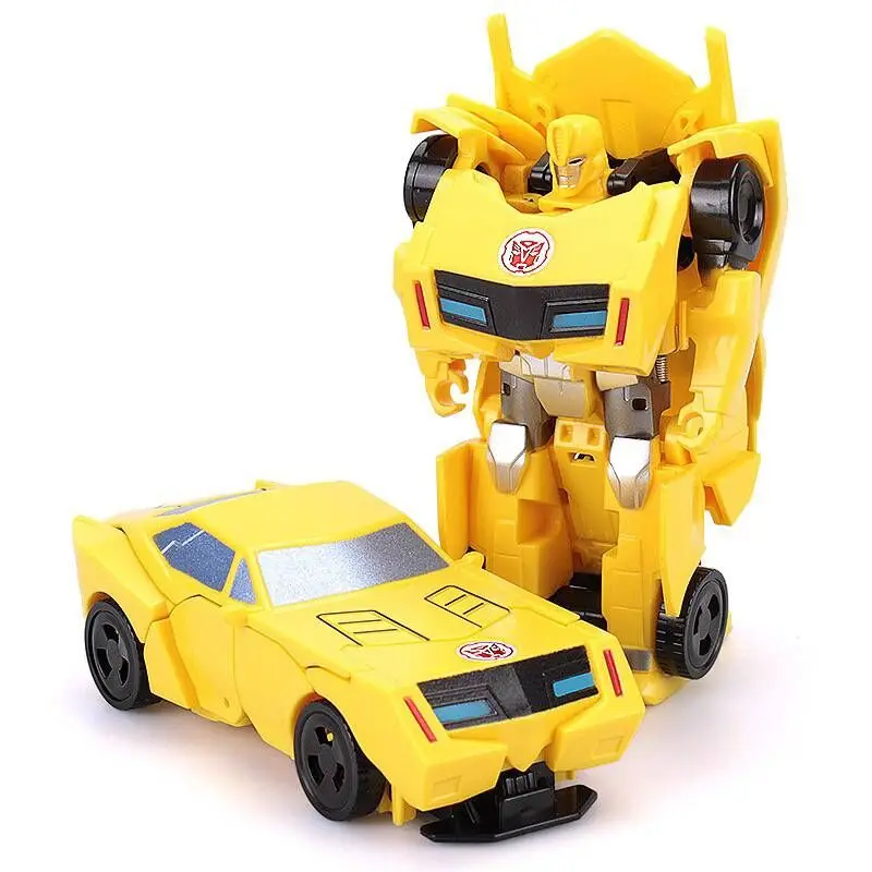 Baby Toy Cars Children Model Mini Car Inertia Toy Vehicles Transformation Robot Figure Roll Anti-Slip