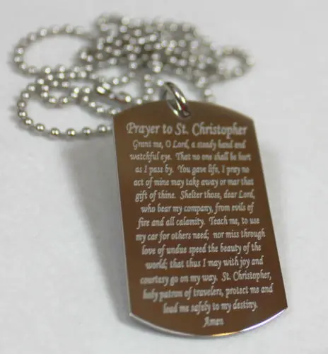 

dog tags Wholesale PRAYER RELIGION DOG TAG NECKLACE STAINLESS STEEL new customizable dog tag