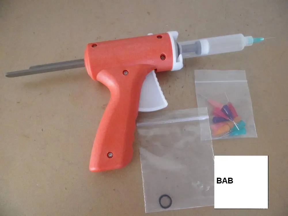 

New 10ML manual syringe gun/ Epoxy Adhesive Gun single liquid glue gun 10CC Common 1PCS + 10CC cones 1PCS+ Dispensing Tips