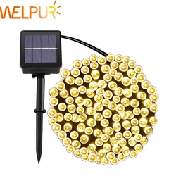 Solar String Light Fairy Garden Waterproof Outdoor Lamp 5/712/22M 6V Garland For Christmas Xmas Holiday Party Home Decoration