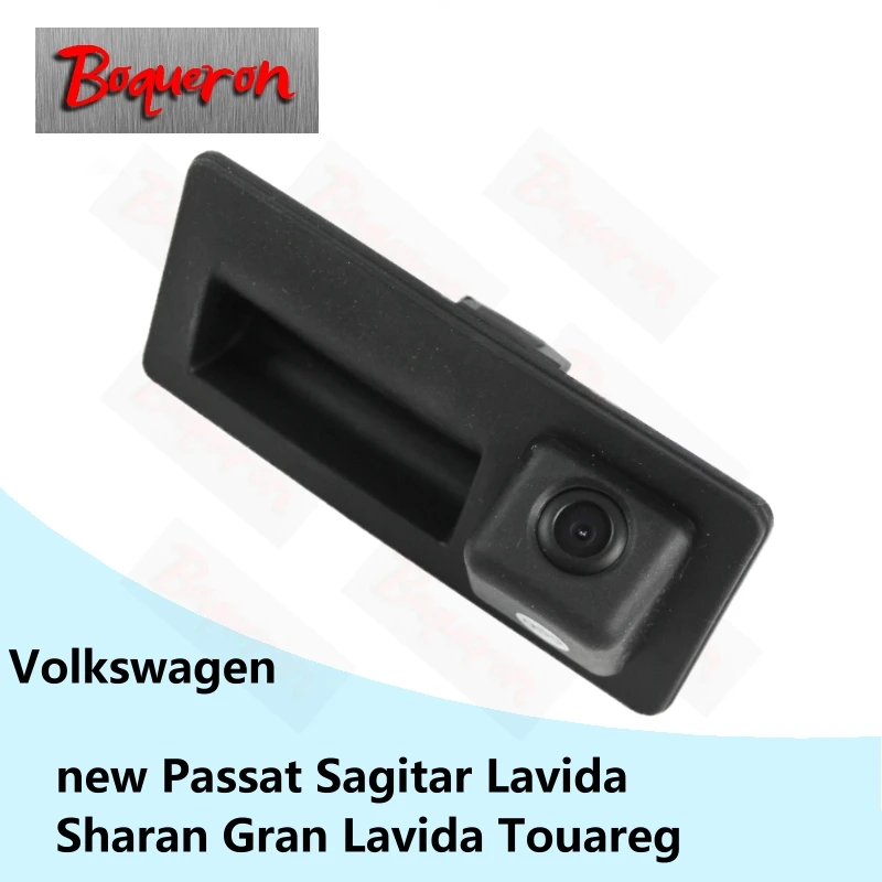 

for Volkswagen VW new Passat Sagitar Lavida Sharan Gran Lavida Touareg Trunk Handle Car Reversing Parking RearView Camera CCD HD