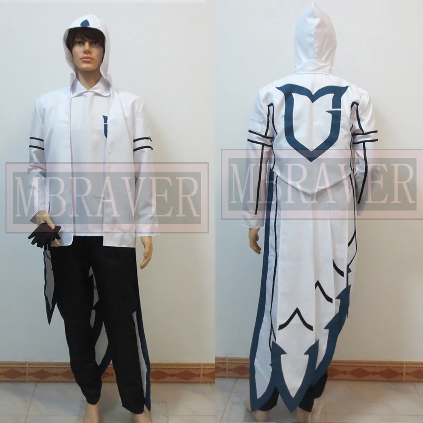 

Game LOL Cosplay Costume LOL Talon Cosplay Costume White Uniform Halloween Costume Custom Made Any Size