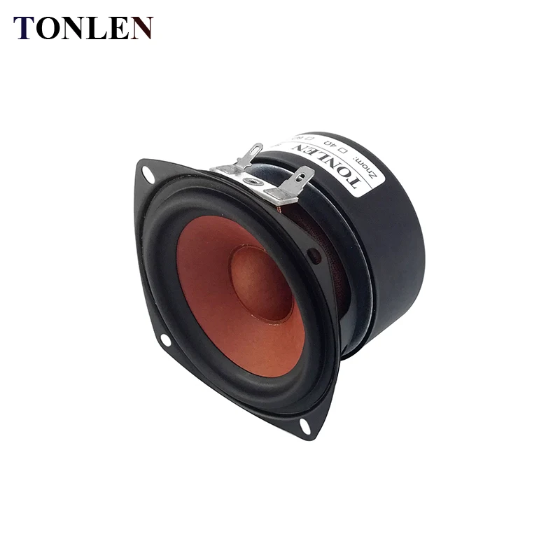 2PCS 3 inch Full Range Speaker 4 ohm 20 W Music Desktop Speakers Car HIFI DIY Home Theater Loudspeaker Subwoofer Tweeter