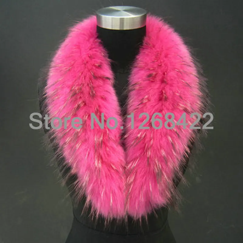 Free shopping 2014 winter raccoon  fur collars shawl collar raccoon fur scarf shawl collar article cap general pink