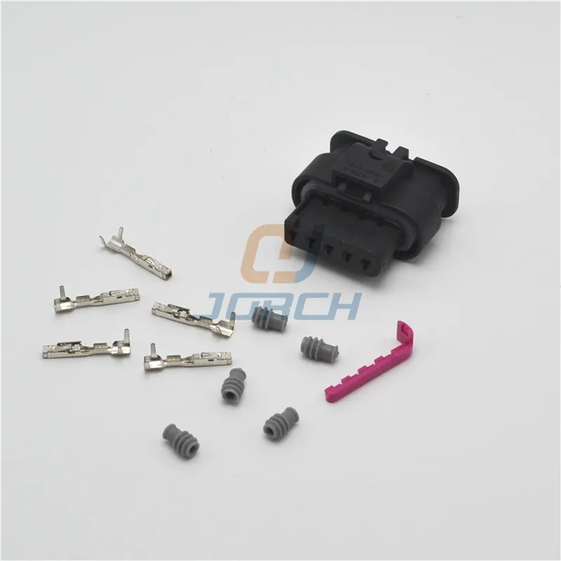 1pc 4pin Automotive Waterproof 3.5mm Boschs Electric Plug Wiring Harness Connector with 20cm Cable for Ford