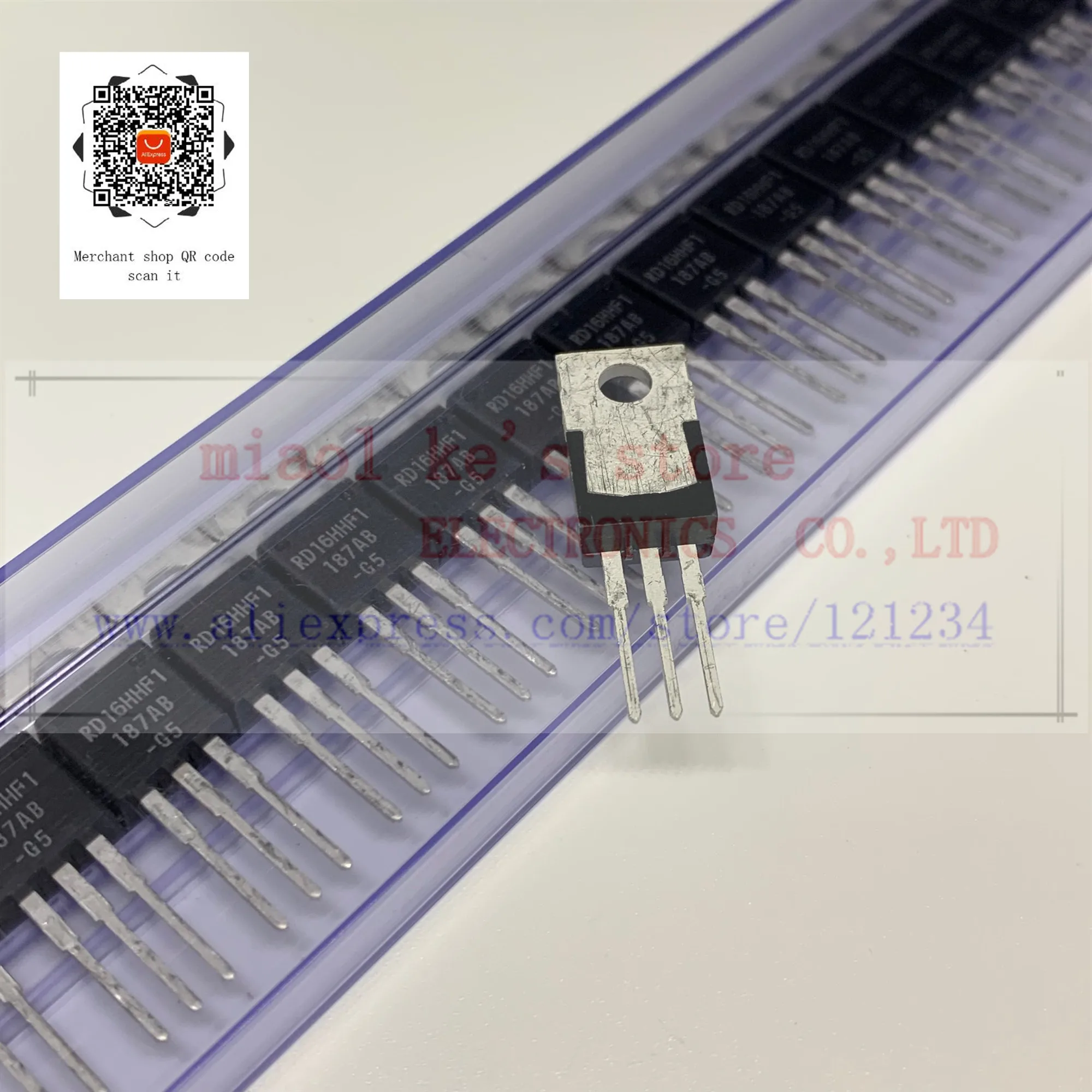 [5pcs]100%New Original; RD16HHF1 RD16HHF1-501 RD16HHF1-101 [MOSFET Transistor 30MHz,16W]Replaced 2SC3133 2SC1945 2SC1969