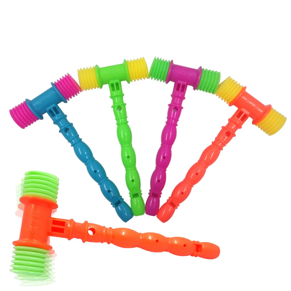 Vocal Knocking Hammer Developing Musical Toy Infant Whistles Musical Instrument Toys for Children Gift Educational Interact Game