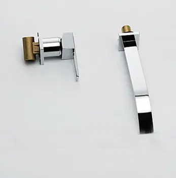 BAKALA Waterfall Widespread Moderní koupelnové umyvadlo Sanitární nástěnná baterie (chromovaná povrchová úprava) LT-322 10 nejlepší prodej sanitární keramika s kohoutkem - №1